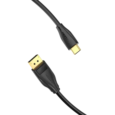 VENTION USB-C to DP Cable 1M BlackModel # CGYBF