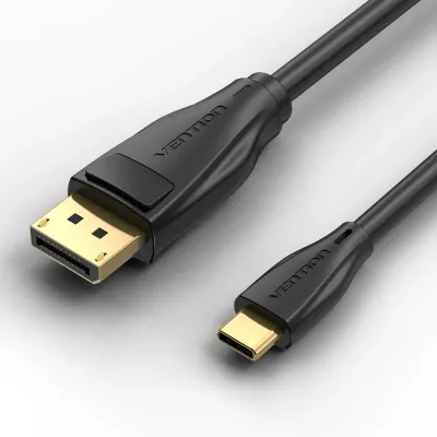 VENTION USB-C to DP Cable 1M BlackModel # CGYBF