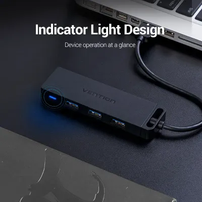 VENTION 4-Port USB 3.0 Hub With Power Supply 0.15 mModel # CHLBB