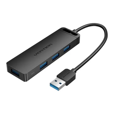 VENTION 4-Port USB 3.0 Hub With Power Supply 1M BlackModel # CHLBF