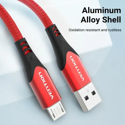 VENTION USB 2.0 to Micro USB Cable 1M Red Aluminum Alloy TypeModel # COARF