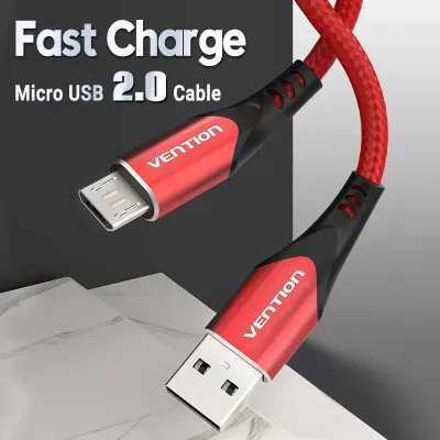 VENTION USB 2.0 to Micro USB Cable 1M Red Aluminum Alloy TypeModel # COARF