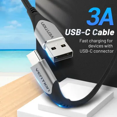 VENTION USB-C to USB 2.0-A Cable 1M Gray Aluminum Alloy TypeModel # CODHF