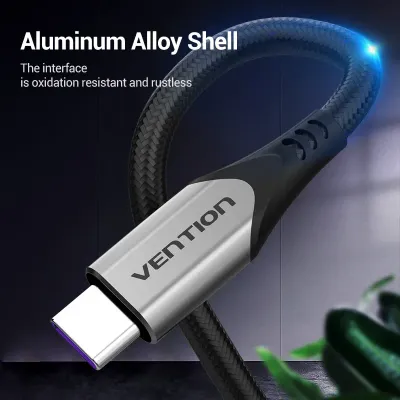 VENTION USB-C to USB 2.0-A Fast Charging Cable 1M Gray Aluminum Alloy TypeModel # COFHF