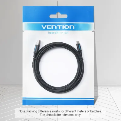 VENTION USB 2.0 A Male to C Male  Cable 0.5M Black PVC TypeModel # COKBD