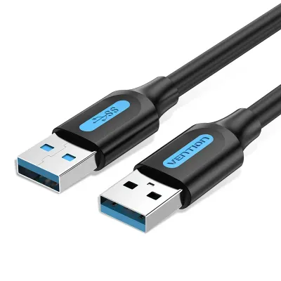 VENTION USB 3.0 A Male to A Male  Cable 1M Black PVC TypeModel # CONBF