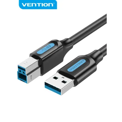 VENTION USB 3.0 A Male to B Male Cable 0.5M Black PVC TypeModel # COOBD