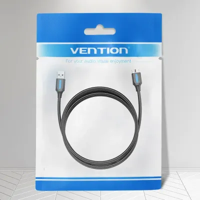 VENTION USB 3.0 A Male to Micro-B  Male  Cable 0.25M Black PVC TypeModel # COPBC