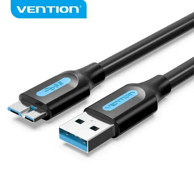 VENTION USB 3.0 A Male to Micro-B  Male  Cable 0.25M Black PVC TypeModel # COPBC