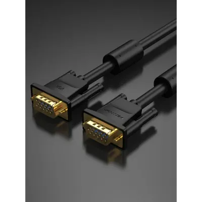 VENTION VGA(3+6) Male to Male Cable with ferrite cores 1M BlackModel # DAEBF