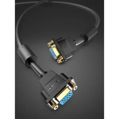 VENTION VGA Female to Female Extension Cable 1M BlackModel # DAHBF