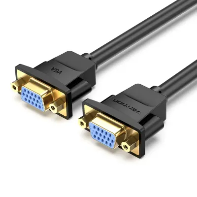 VENTION VGA Female to Female Extension Cable 1M BlackModel # DAHBF