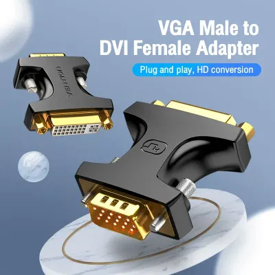 VENTION VGA Male to DVI Female Adapter BlackModel # DDDB0