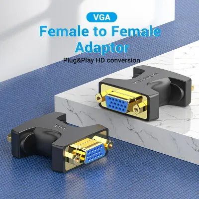 VENTION VGA Female to Female Adapter BlackModel # DDGB0