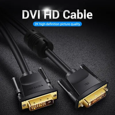 VENTION DVI(24+1) Male to Male Cable 1M BlackModel # EAABF