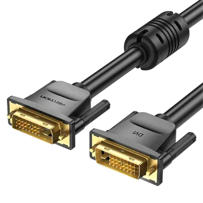 VENTION DVI(24+1) Male to Male Cable 1M BlackModel # EAABF