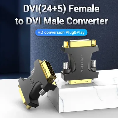 VENTION DVI Male to Female Adapter BlackModel # ECGB0