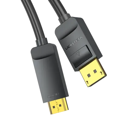 VENTION 4K DisplayPort to HDMI Cable 1.5M BlackModel # HAGBG