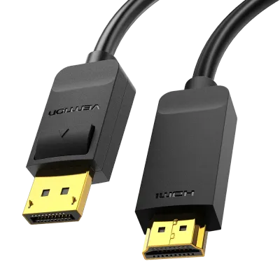 VENTION 4K DisplayPort to HDMI Cable 1.5M BlackModel # HAGBG