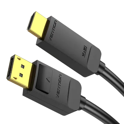 VENTION 4K DisplayPort to HDMI Cable 1.5M BlackModel # HAGBG