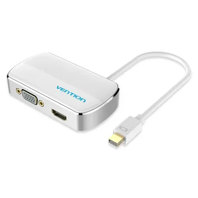 VENTION MINI DP to HDMI/VGA Converter 0.15M WhiteModel # HBBWB