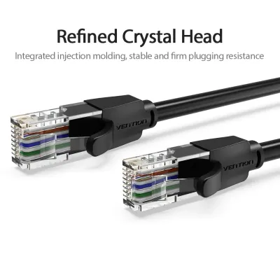 VENTION Cat.6 UTP Patch Cable 0.5M Black X5Model # IBEBD-5