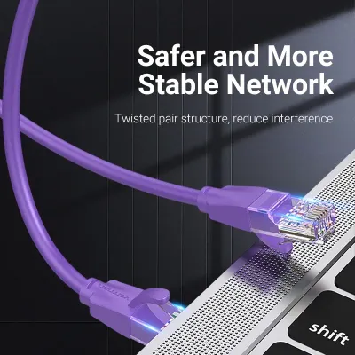 VENTION Cat.6 UTP Patch Cable 1M PurpleModel # IBEVF