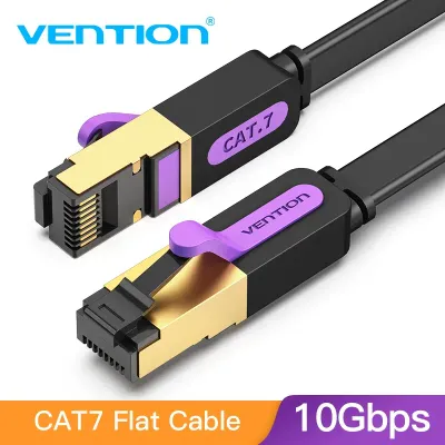 VENTION Flat Cat.7 Patch Cable 8M BlackModel # ICABK