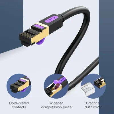 VENTION Cat.7 SSTP Patch Cable 10M BlackModel # ICDBL