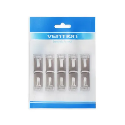 VENTION Cat.5E FTP RJ45 Modular Plug Transparent 10 PackModel # IDAR0-10