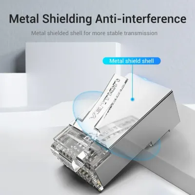 VENTION Cat.5E FTP RJ45 Modular Plug Transparent 10 PackModel # IDAR0-10