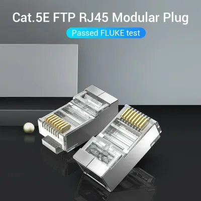 VENTION Cat.5E FTP RJ45 Modular Plug Transparent 100 PackModel # IDAR0-100