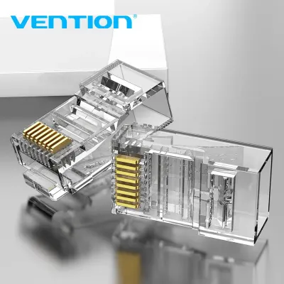 VENTION Cat.5E UTP RJ45 Modular Plug Transparent 10 PackModel # IDBR0-10