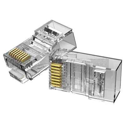 VENTION Cat.5E UTP RJ45 Modular Plug Transparent 10 PackModel # IDBR0-10