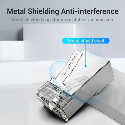 VENTION Cat.6 FTP RJ45 Modular Plug Transparent 100 PackModel # IDCR0-100