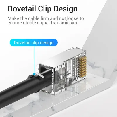 VENTION Cat.7 FTP RJ45 Modular Plug Transparent 10 PackModel # IDER0-10