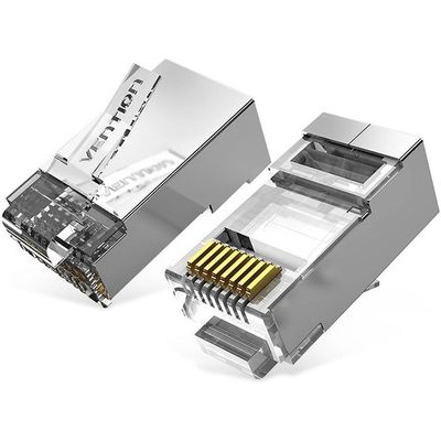 VENTION Cat.6A FTP RJ45 Modular Plug TransparentModel # IDFR0-100