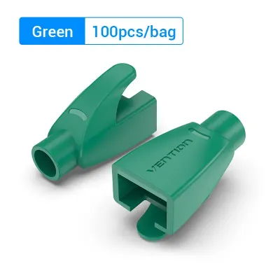 VENTION RJ45 Strain Relief Boots Green PVC Type 100 PackModel # IODG0-100