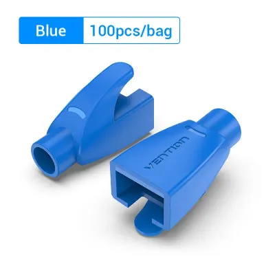 VENTION RJ45 Strain Relief Boots Blue PVC Type 100 PackModel # IODL0-100