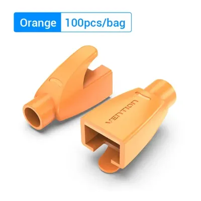 VENTION RJ45 Strain Relief Boots Orange PVC Type 100 PackModel # IODO0-100