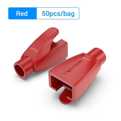 VENTION RJ45 Strain Relief Boots Red PVC Type 50 PackModel # IODR0-50