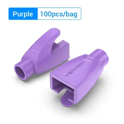 VENTION RJ45 Strain Relief Boots Purple PVC Type 100 PackModel # IODV0-100