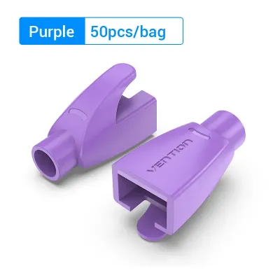 VENTION RJ45 Strain Relief Boots Purple PVC Type 50 PackModel # IODV0-50