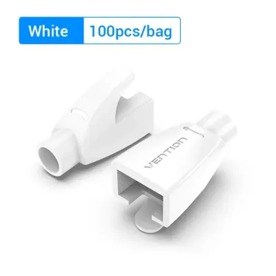 VENTION RJ45 Strain Relief Boots White PVC Type 100 PackModel # IODW0-100