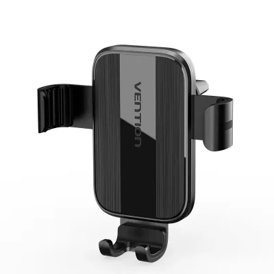 VENTION Auto-Clamping Car Phone Mount With Duckbill Clip Black Square Fashion TypeModel # KCTB0