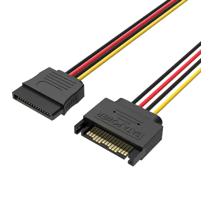 VENTION SATA 15P Power Extension Cable 0.3M BlackModel # KDABY