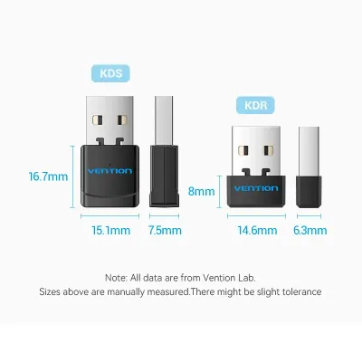 VENTION USB Wi-Fi Adapter 2.4G BlackModel # KDRB0