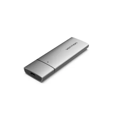 VENTION M.2 NVMe SSD Enclosure (USB 3.1 Gen 2-C) Gray Aluminum Alloy TypeModel # KPGH0