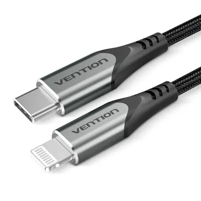 VENTION USB 2.0 C Male to Lightning Male Cable Purple 1M Aluminum Alloy TypeModel # TACVF