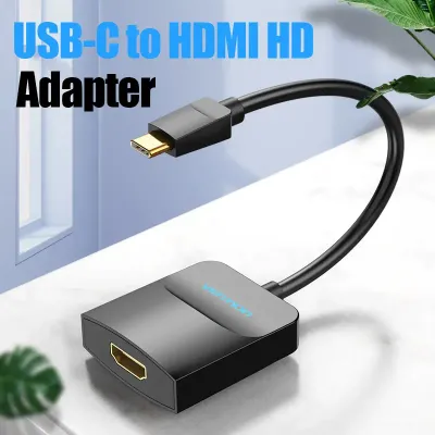 VENTION Type-C to HDMI Adapter 0.15M Black ABS TypeModel # TDCBB